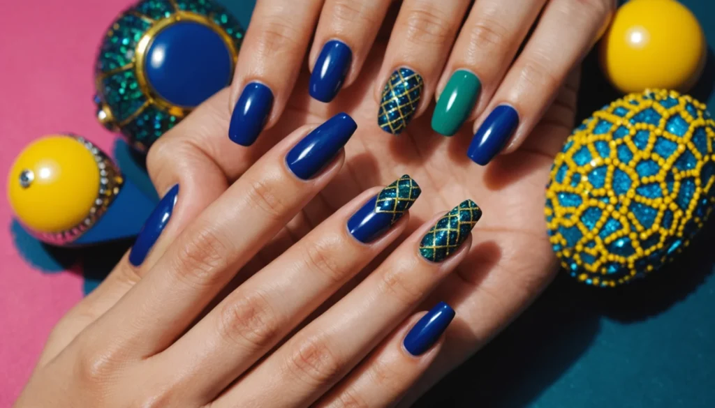 faux ongles couleurs