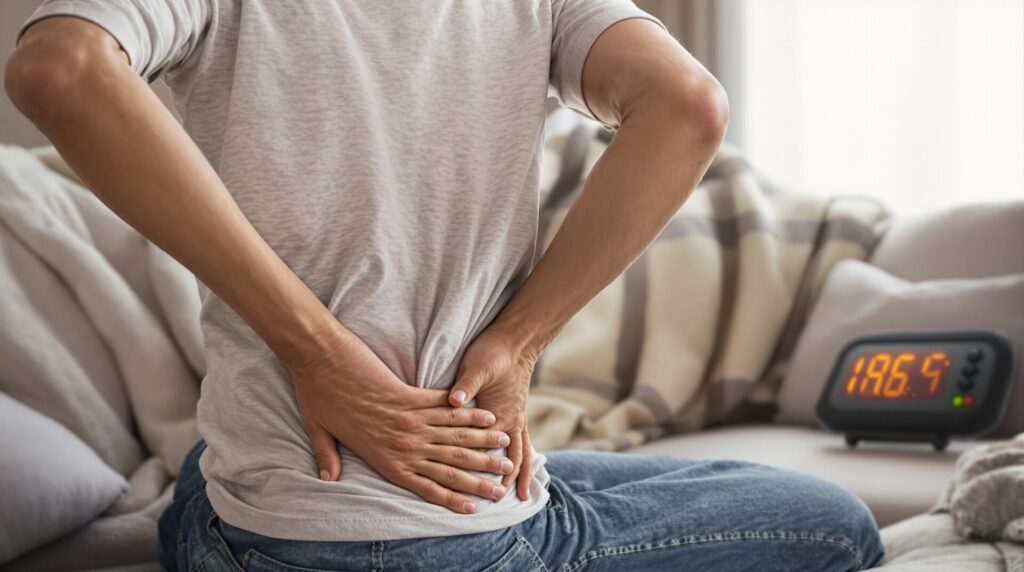 aerophagie mal au dos