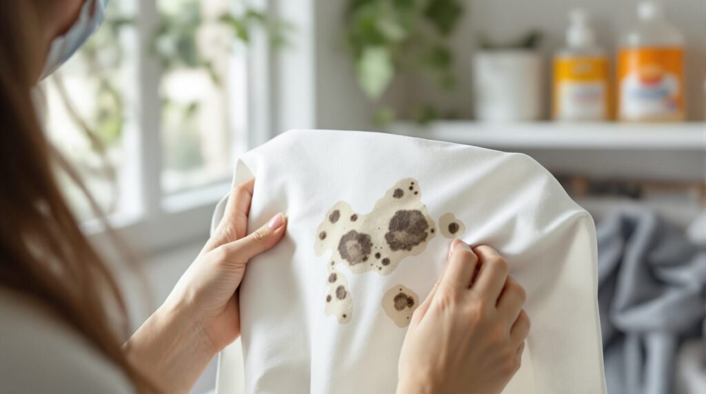 comment retirer des taches de moisi sur du tissu