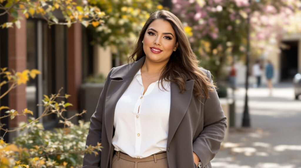 idée look femme ronde