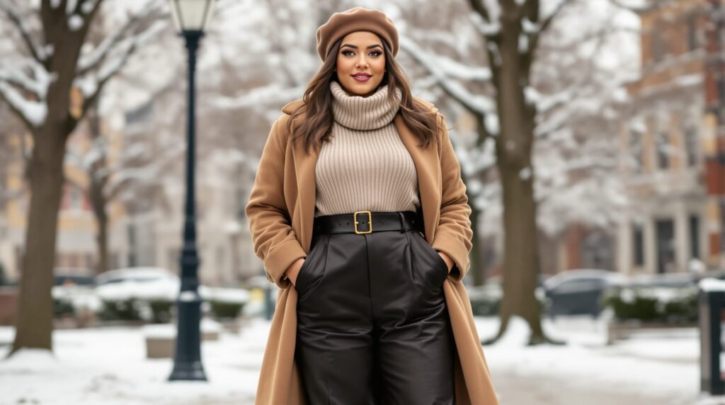 tenue hiver femme ronde