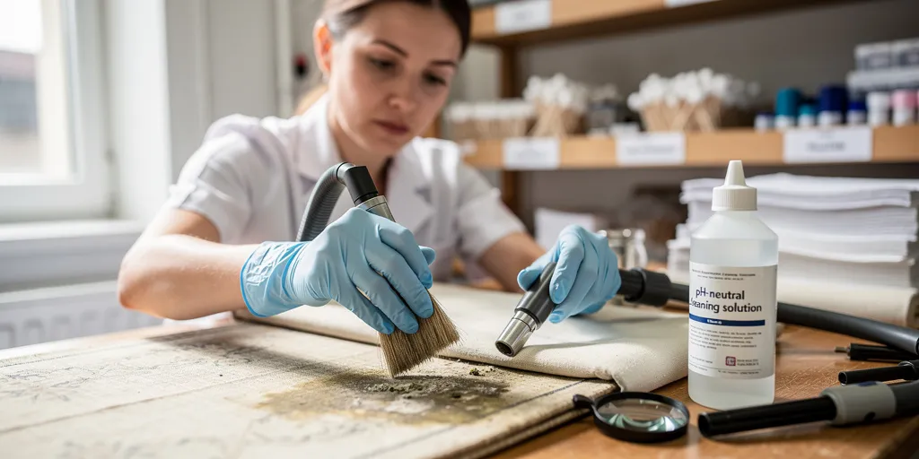 enlever moisissure tissu non lavable