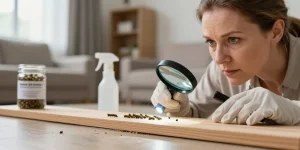 vers chenille maison