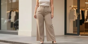 comment porter un pantalon large quand on est ronde