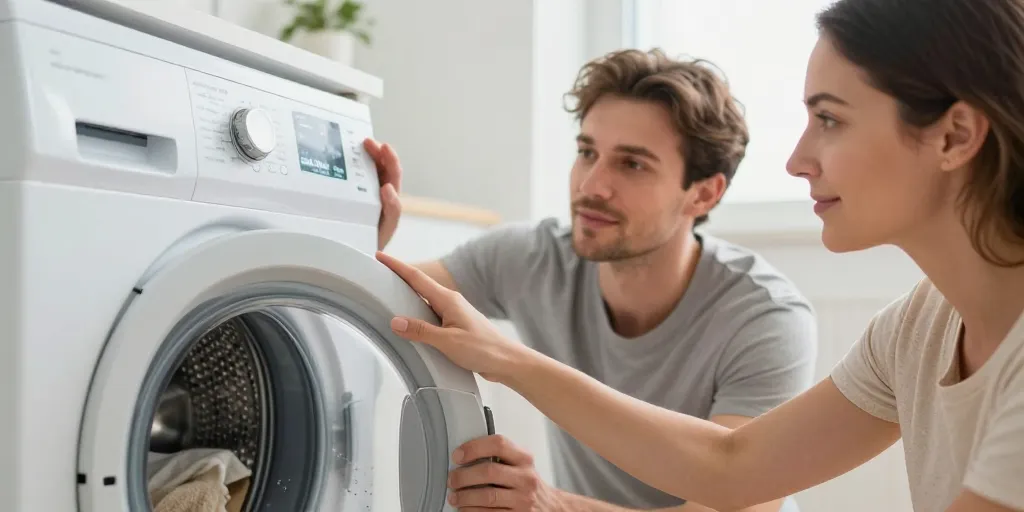 machine à laver cycle court
