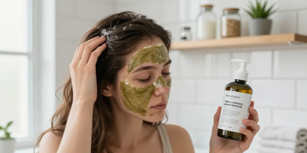 masque cheveux pellicule