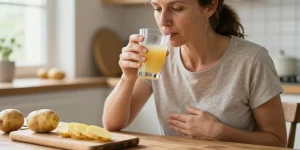 jus de pommes de terre estomac