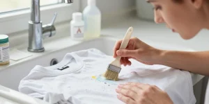 tache peinture acrylique vêtement