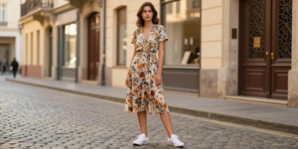 converse et robe