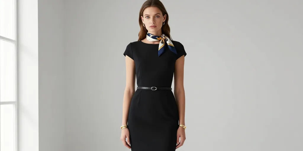 comment accessoiriser une robe noire