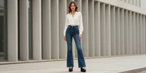 jean flare femme petite