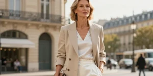 tenue chic femme 50 ans
