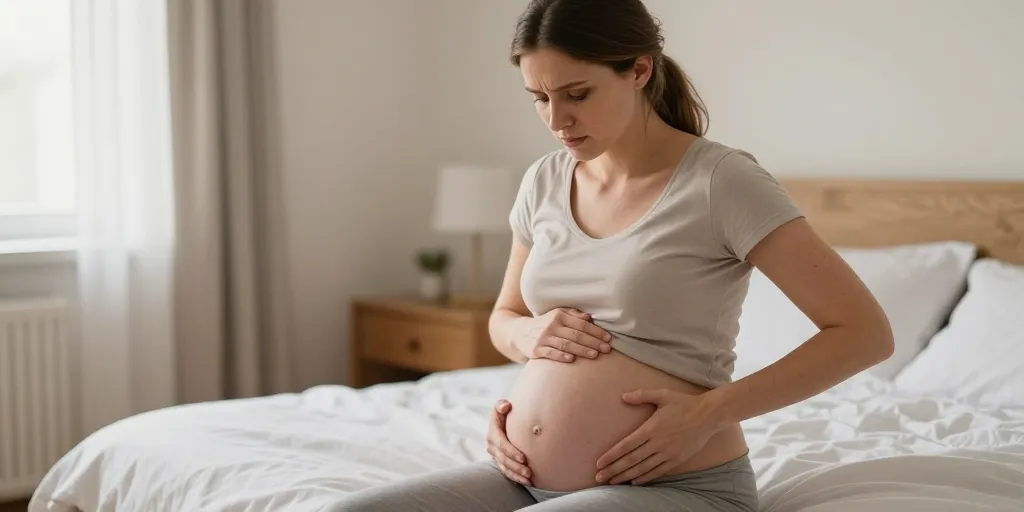 douleur pubis fin grossesse signe accouchement